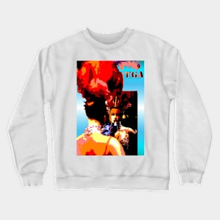 final touches before the show Crewneck Sweatshirt